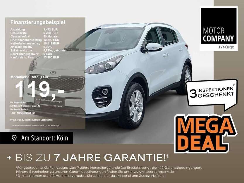 Kia Sportage 108.550 km 13.890 € Köln 50968