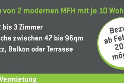 Neubau von 2 modernen Mehrfamilienhäusern mit Blick ins Grüne zimmer