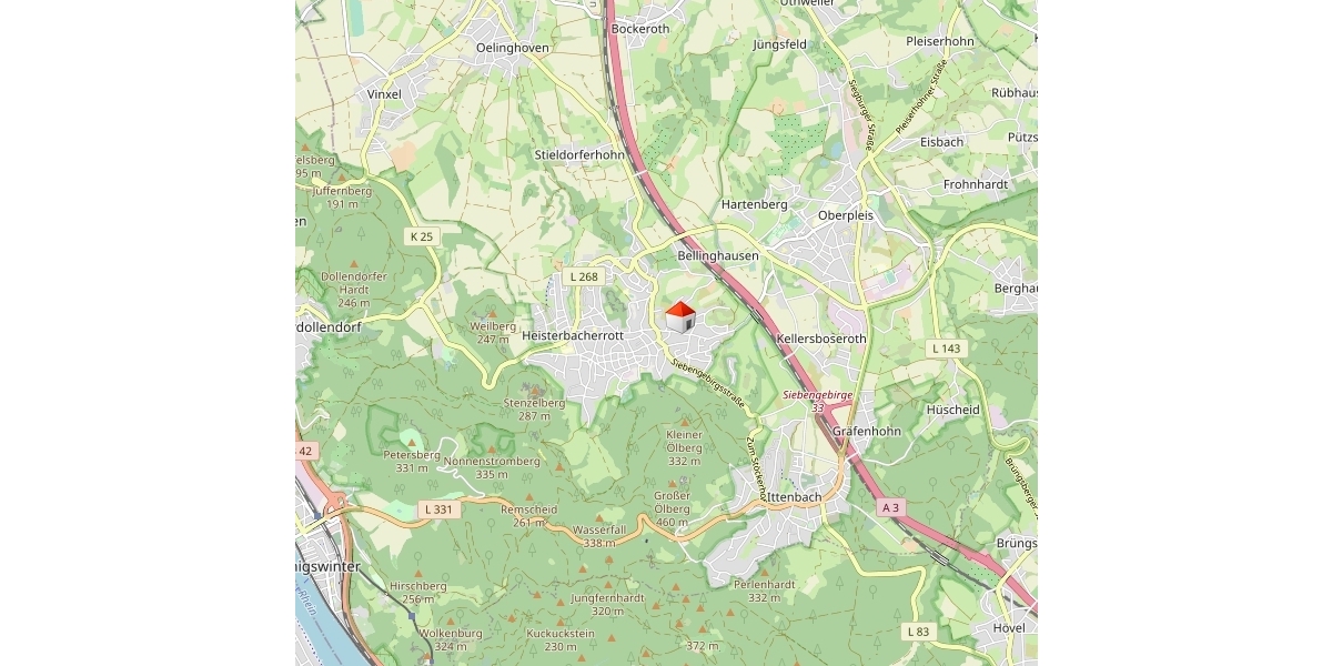 Voll möbliertes Einfamilienhaus mit All-inclusive-Warmmiete - Reihenendhaus Königswinter | Angebot:24685860