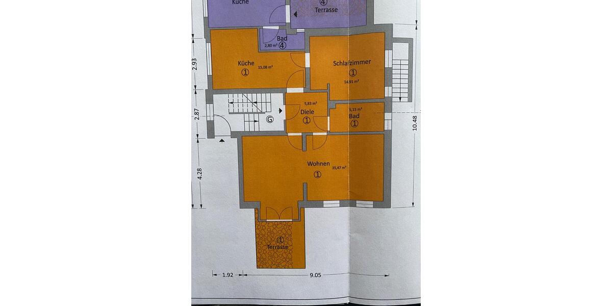Erdgeschoßwohnung Köln Porz - 3 Zimmer, 82 m&sup2;, 320.000&euro; | Angebot:27201202