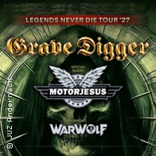 Grave Digger - Legends Never Die Tour '27 + Motorjesus, Warwolf 14.01.2027 KUBANA Live Club