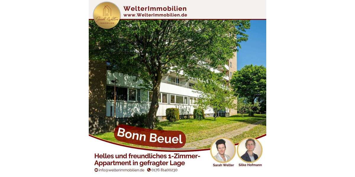 Etagenwohnung Bonn Küdinghoven - 1 Zimmer, 28 m&sup2;, 89.000&euro; | Angebot:26491658