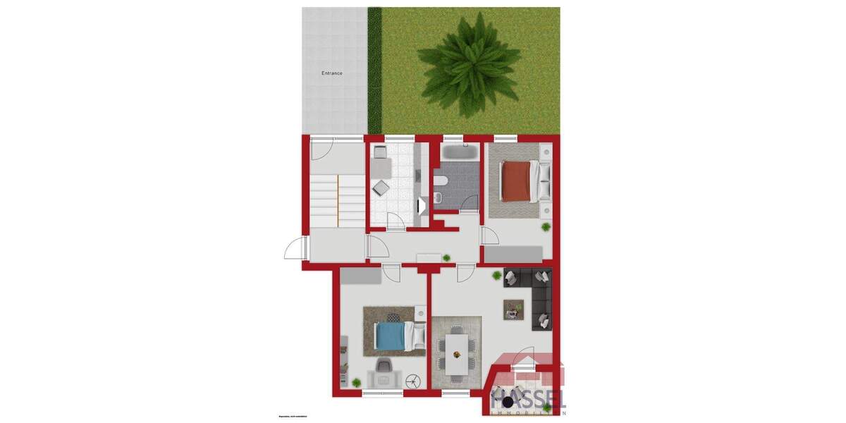 Etagenwohnung Euskirchen Innenstadt - 3 Zimmer, 63 m&sup2;, 590&euro; | Angebot:24779996