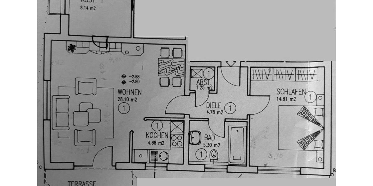 Etagenwohnung Bad Neuenahr-Ahrweiler Ahrweiler - 2 Zimmer, 61 m&sup2;, 185.000&euro; | Angebot:27232126