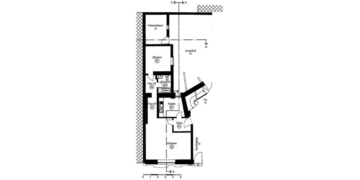 Moderne Erdgeschoss-Wohnung in Köln-Mülheim 2 zimmer