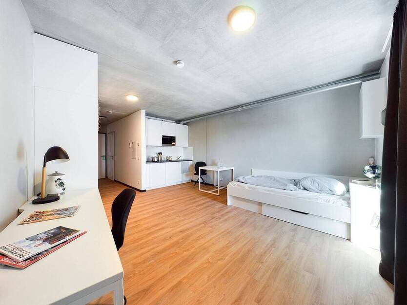 DIE ZimmerEI | Modern + zentral: möbliertes Apartment für Studierende & Auszubildende | Maxi Bude