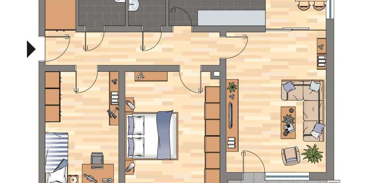 Etagenwohnung Bad Neuenahr-Ahrweiler Ahrweiler - 3 Zimmer, 78 m&sup2;, 546&euro; | Angebot:26933366