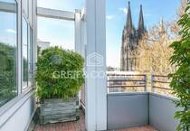 Penthouse-Masionette - Büro mit Domblick