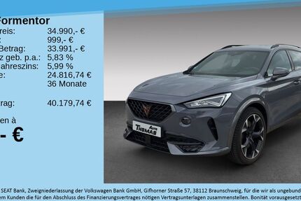 Cupra Formentor 11.650 km 34.990 &euro; Bonn 53227