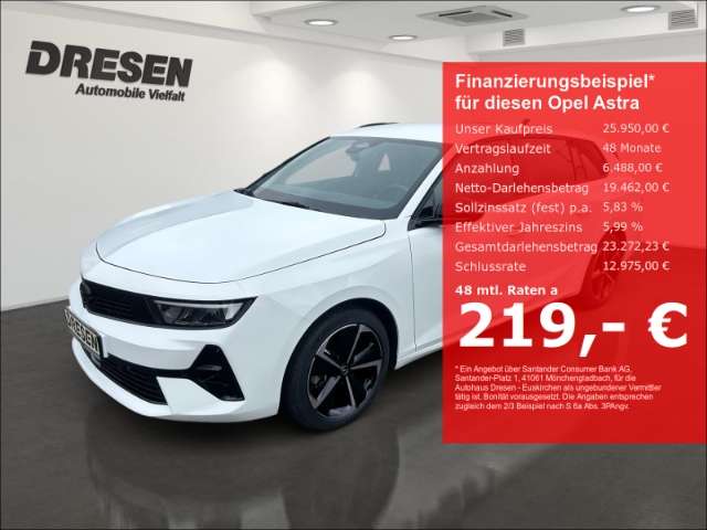 Opel Astra 7.823 km 25.950 € Euskirchen 53881
