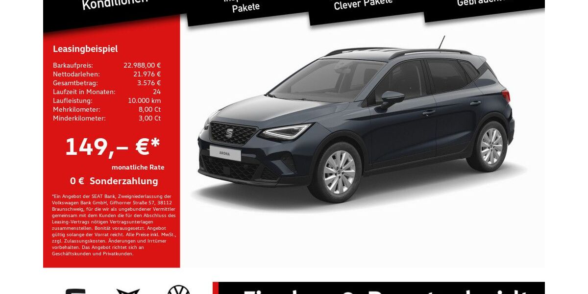 Seat Arona 23.636 km 22.988 &euro; Lohmar 53797