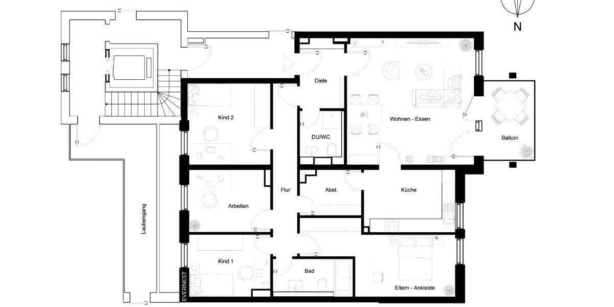 Etagenwohnung Siegburg - 5 Zimmer, 132 m&sup2;, 695.000&euro; | Angebot:26892934