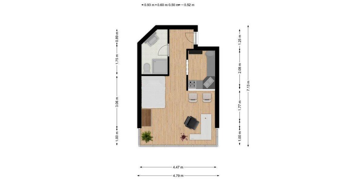 Etagenwohnung Köln Lindenthal - 1 Zimmer, 25 m&sup2;, 155.000&euro; | Angebot:26547890