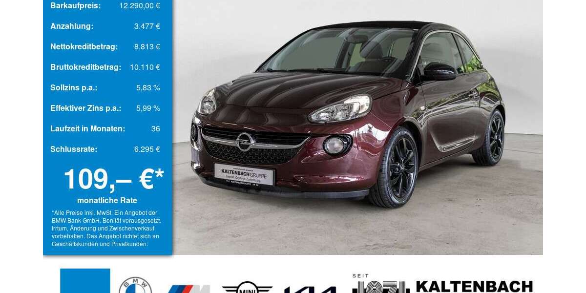 Opel Adam 44.145 km 12.290 &euro; Bergisch Gladbach 51469