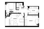Etagenwohnung Köln Mülheim - 3 Zimmer, 73 m&sup2;, 350.000&euro; | Angebot:26545252