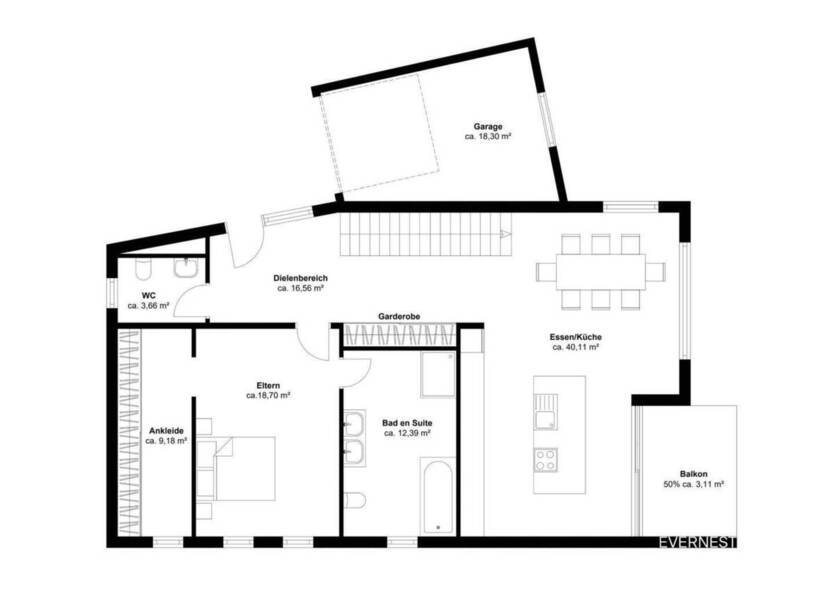Architektonisches Juwel mit Spa und Smart-Home-Komfort - stilvolles Familienleben in BGL-Nußbaum 6 zimmer
