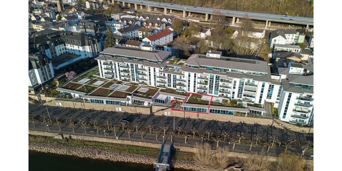 Wohnung mit Panoramablick auf den Rhein - Erdgeschoßwohnung Königswinter Altstadt - City | Angebot:24427721
