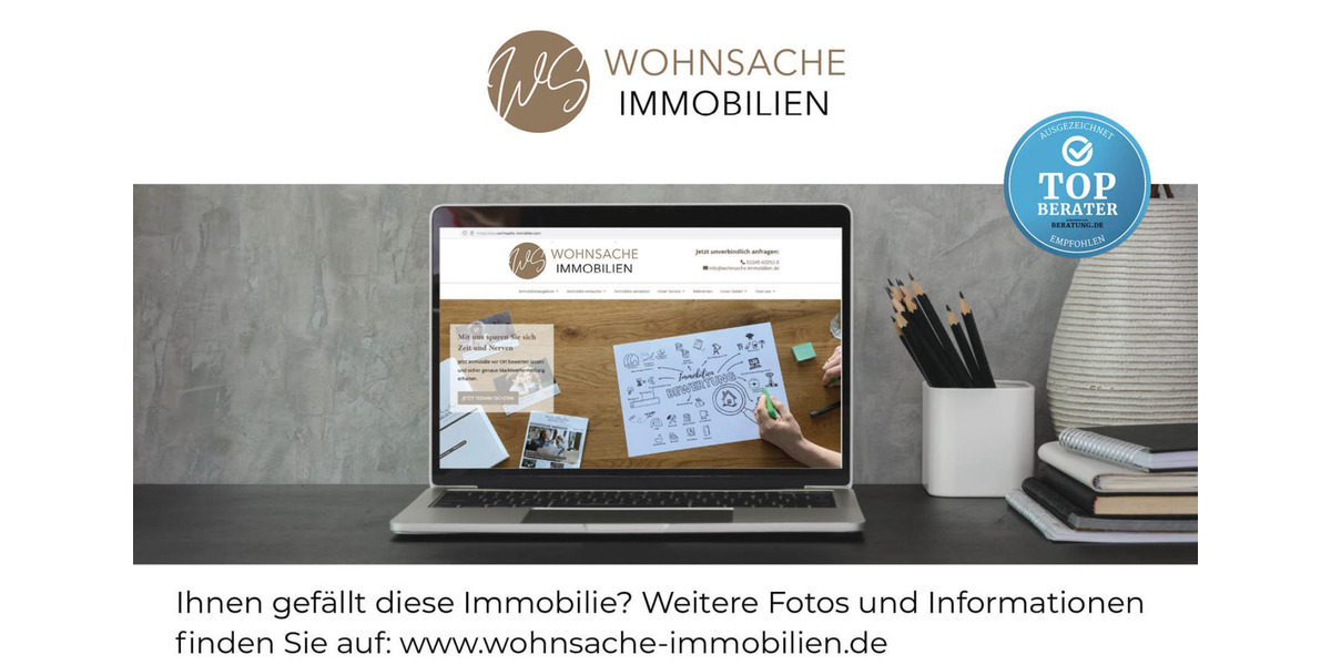 Etagenwohnung Much - 2.5 Zimmer, 76 m&sup2;, 495&euro; | Angebot:25545651