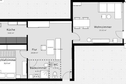 Gepflegte 78m2 Eigentumswohnung 2 Zimmer Balkon in Köln Vingst 2 zimmer