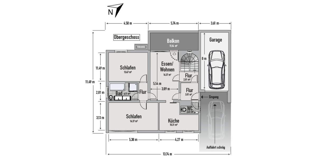Reihenhaus Wachtberg - 6 Zimmer, 157 m&sup2;, 2.390&euro; | Angebot:25840044