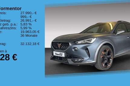 Cupra Formentor 40.280 km 27.990 &euro; Bonn 53227