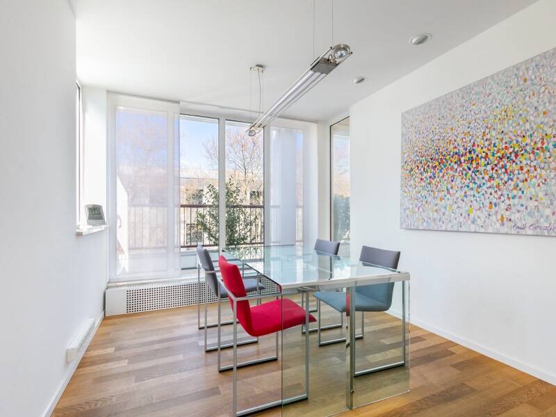 Penthouse-Masionette - Büro mit Domblick