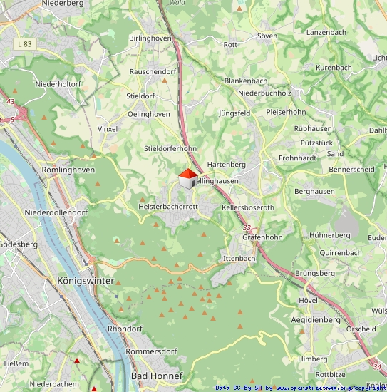 Freistehendes Einfamilienhaus in ruhiger Wohnlage mit Garten und Doppelgarage - Einfamilienhaus Königswinter Thomasberg | Angebot:25711630