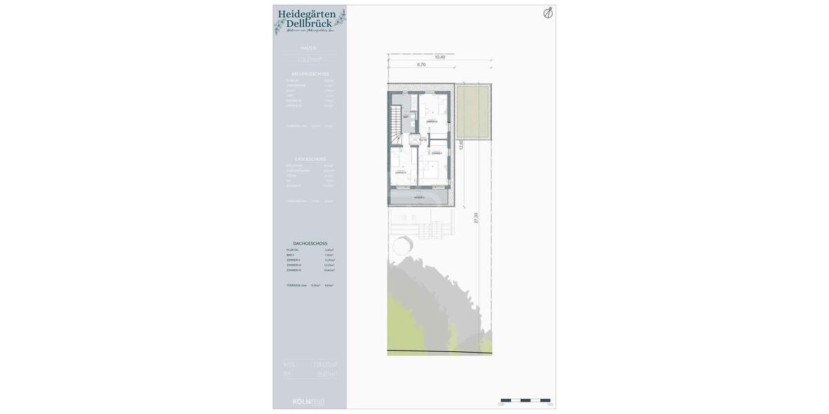 Doppelhaushälfte Köln Dellbrück - 7 Zimmer, 178 m&sup2;, 969.900&euro; | Angebot:24765976