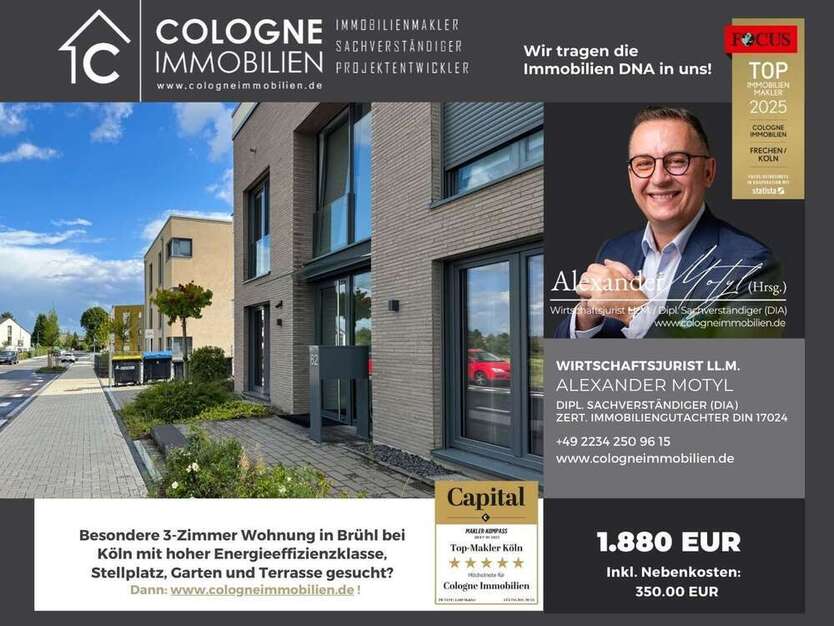 Wohnung zum Mieten in Brühl 1.530 € 90 m²