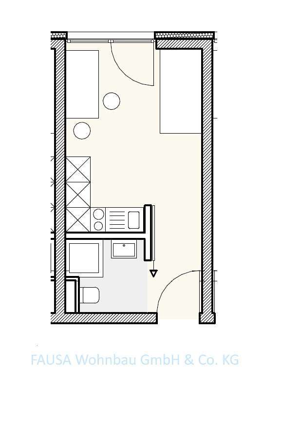 Wohnung zum Mieten in Bonn 430 € 20 m²