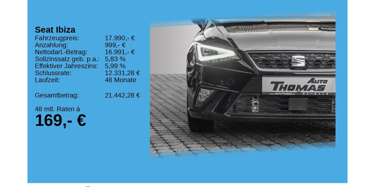 Seat Ibiza 19.270 km 17.990 &euro; Bonn 53227