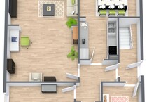 Sanierte 3-Zimmer-Wohnung in Ortsrandlage *Balkon *Carport