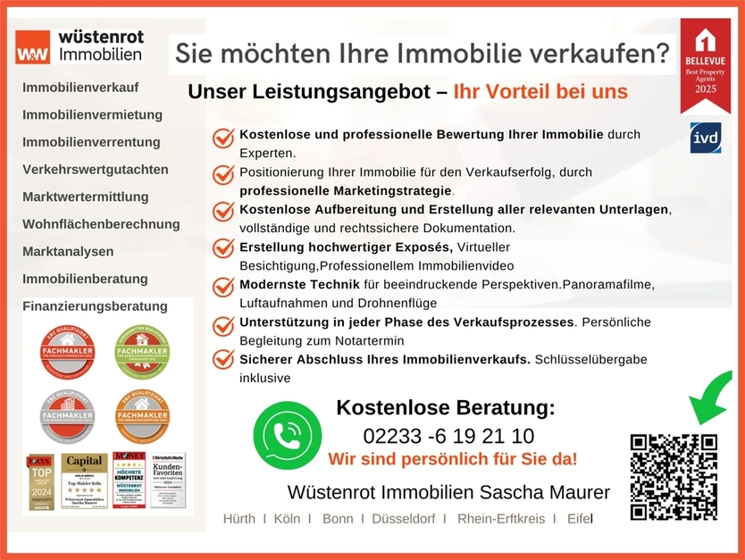 Hochwertiges, flexibel nutzbares Architektenhaus mit Einliegerwohnung und Traumgarten in begehrter Lage von Bonn-Röttgen 8 zimmer