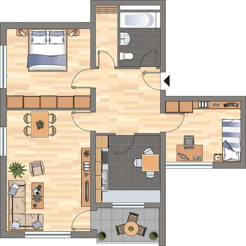 Wohnung zum Mieten in Köln 819 € 76 m²