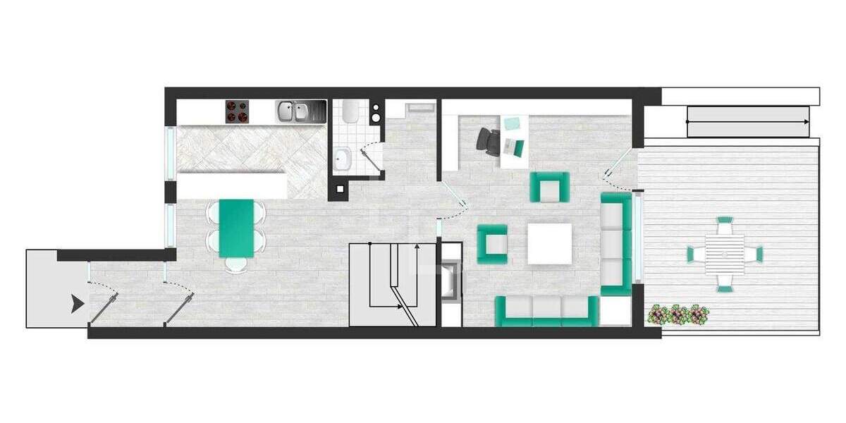 Reihenmittelhaus Köln Zündorf - 5 Zimmer, 107 m&sup2;, 429.000&euro; | Angebot:24484471