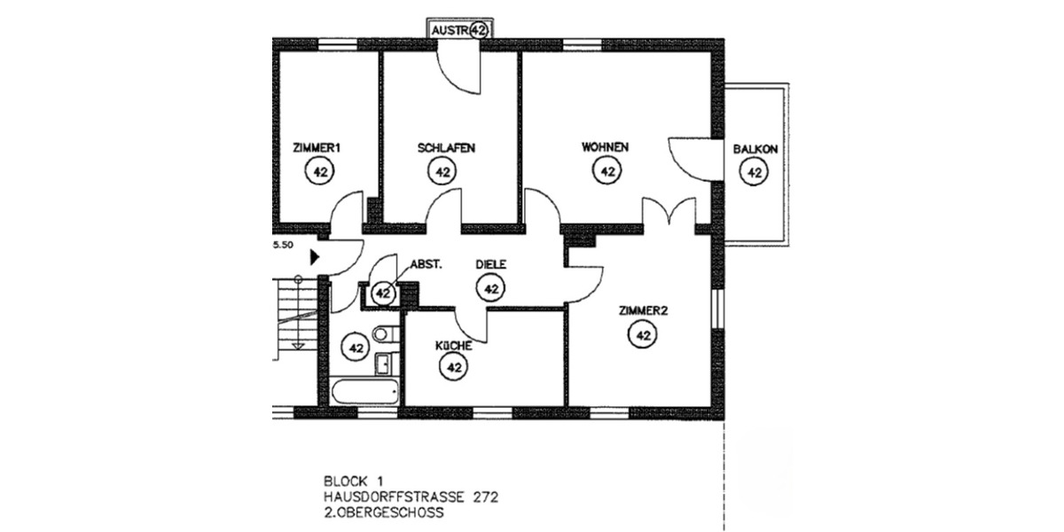 Etagenwohnung Bonn Dottendorf - 4 Zimmer, 85 m&sup2;, 322.476&euro; | Angebot:24769462
