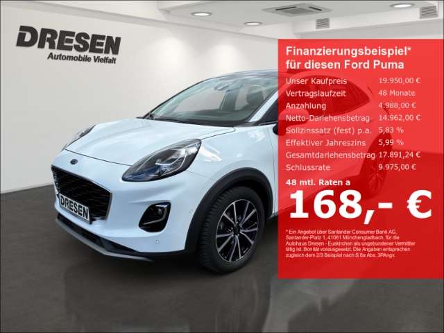 Ford Puma 28.478 km 19.950 € Euskirchen 53881