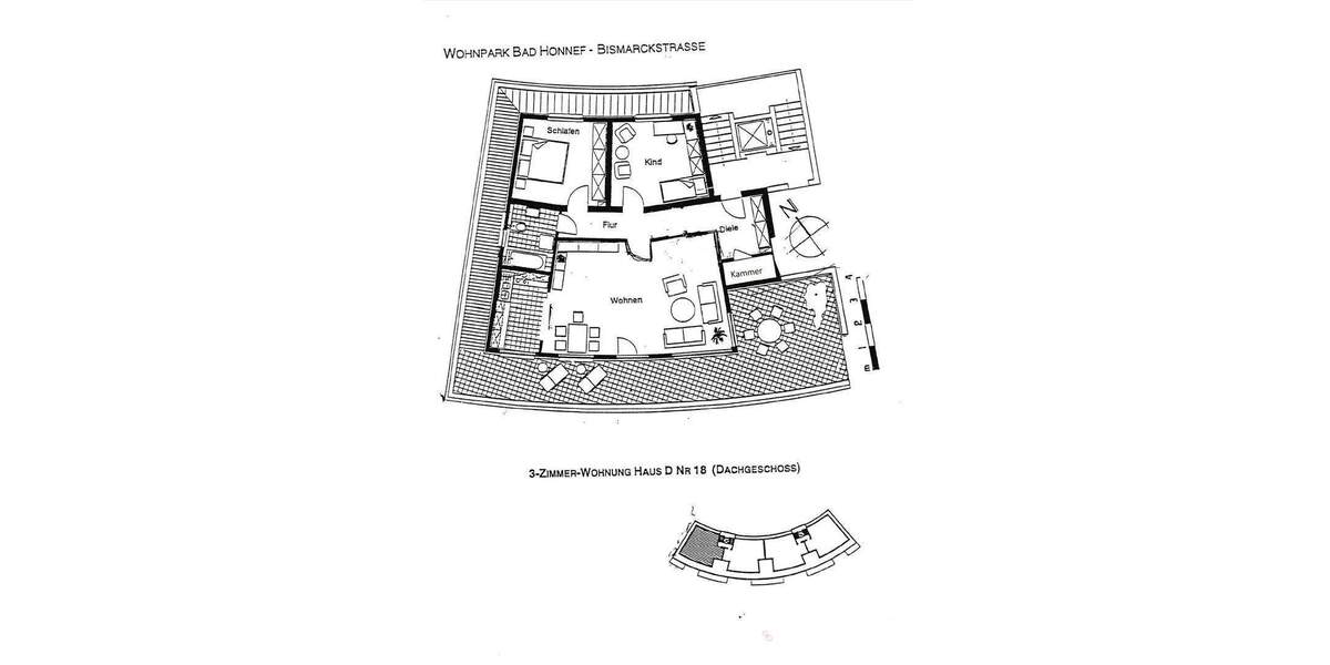 Terrassenwohnung Bad Honnef Selhof - 3 Zimmer, 104 m&sup2;, 397.500&euro; | Angebot:25721391