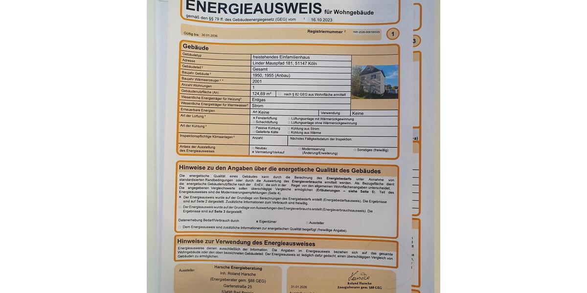 Etagenwohnung Köln Porz - 5 Zimmer, 124 m&sup2;, 1.280&euro; | Angebot:24762352