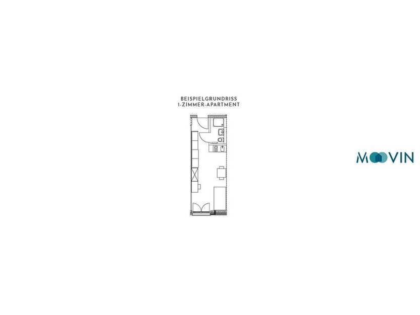 Modernes Mikro-Apartment – möbliert und bezugsfertig im Herzen von Köln zimmer