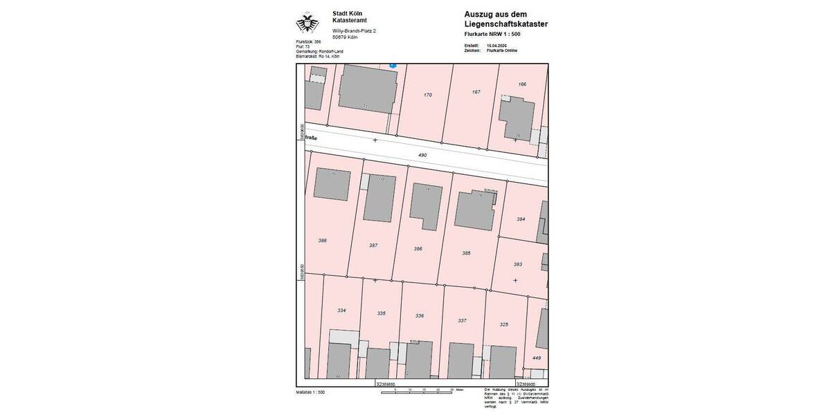 Grundstück Köln Altstadt-Nord - 1.725.000&euro; | Angebot:26903966