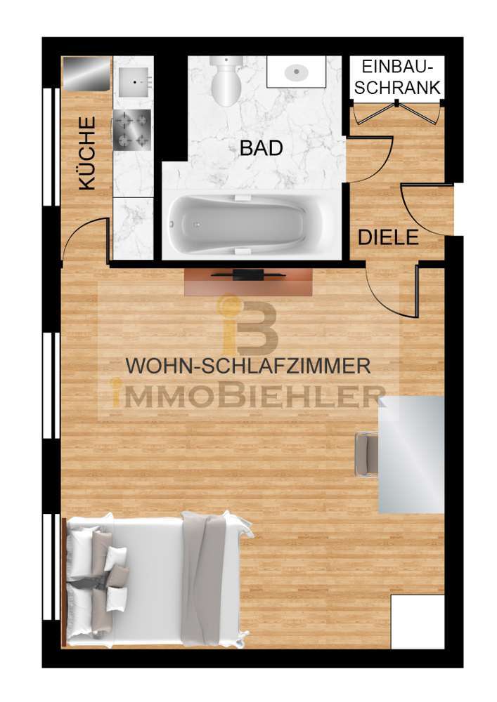 Wohnung zum Kaufen in Köln 169.000 € 25 m² 1 zimmer