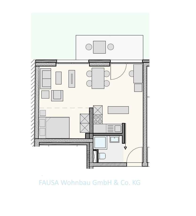 Wohnung zum Mieten in Bonn 755 € 40 m²