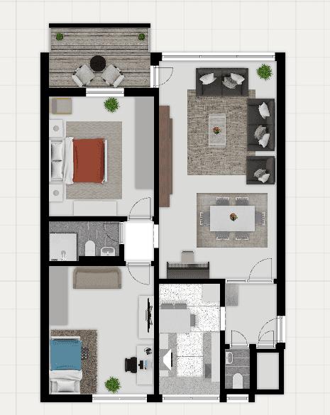 Etagenwohnung Bergisch Gladbach Gronau - 3 Zimmer, 86 m&sup2;, 955&euro; | Angebot:26423997