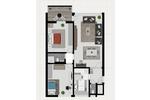 Etagenwohnung Bergisch Gladbach Gronau - 3 Zimmer, 86 m&sup2;, 955&euro; | Angebot:26423997