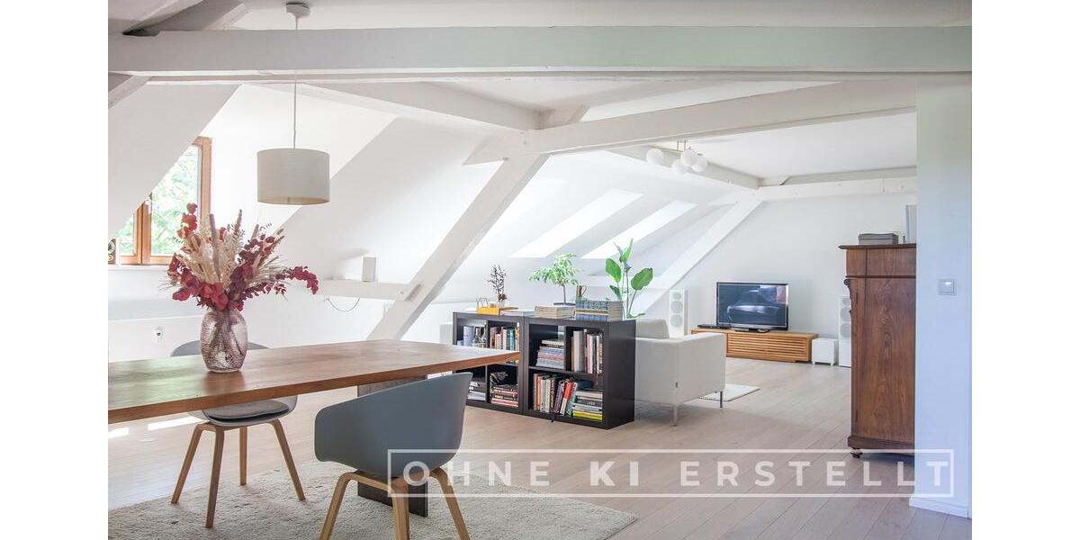 Dachgeschoßwohnung Bornheim - 3.5 Zimmer, 140 m&sup2;, 550.000&euro; | Angebot:27438482
