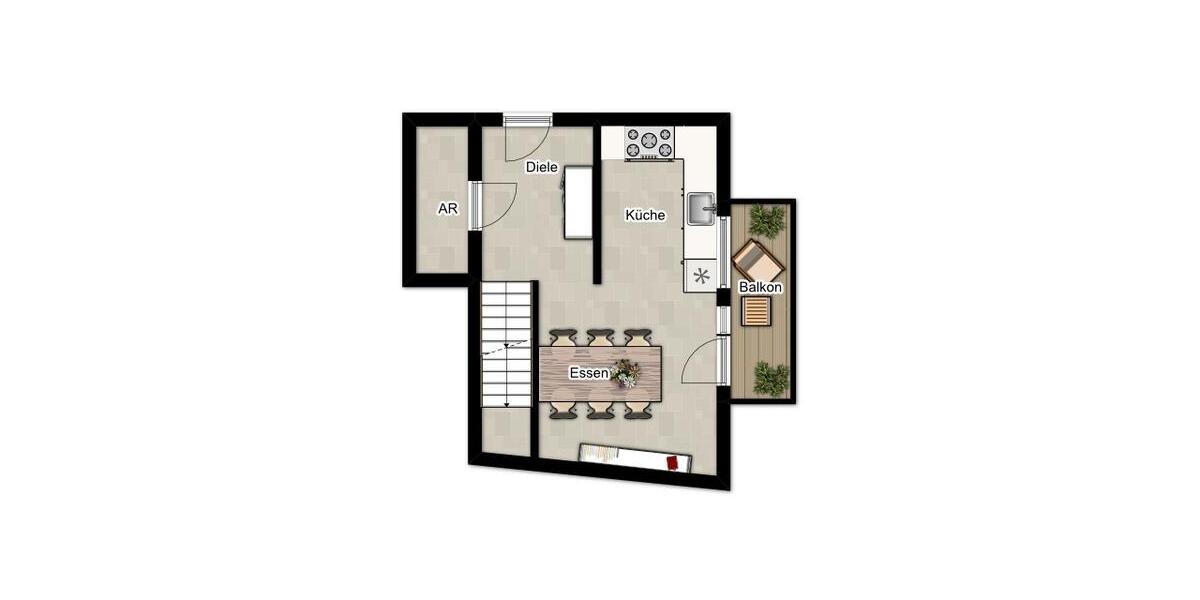 Maisonettenwohnung Rheinbach - 2 Zimmer, 88 m&sup2;, 1.054&euro; | Angebot:25725440