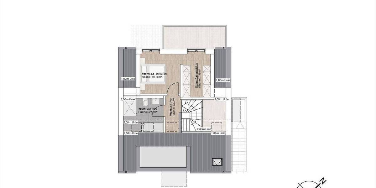 Etagenwohnung Troisdorf-Bergheim Bergheim - 3 Zimmer, 77 m&sup2;, 1.350&euro; | Angebot:25929312