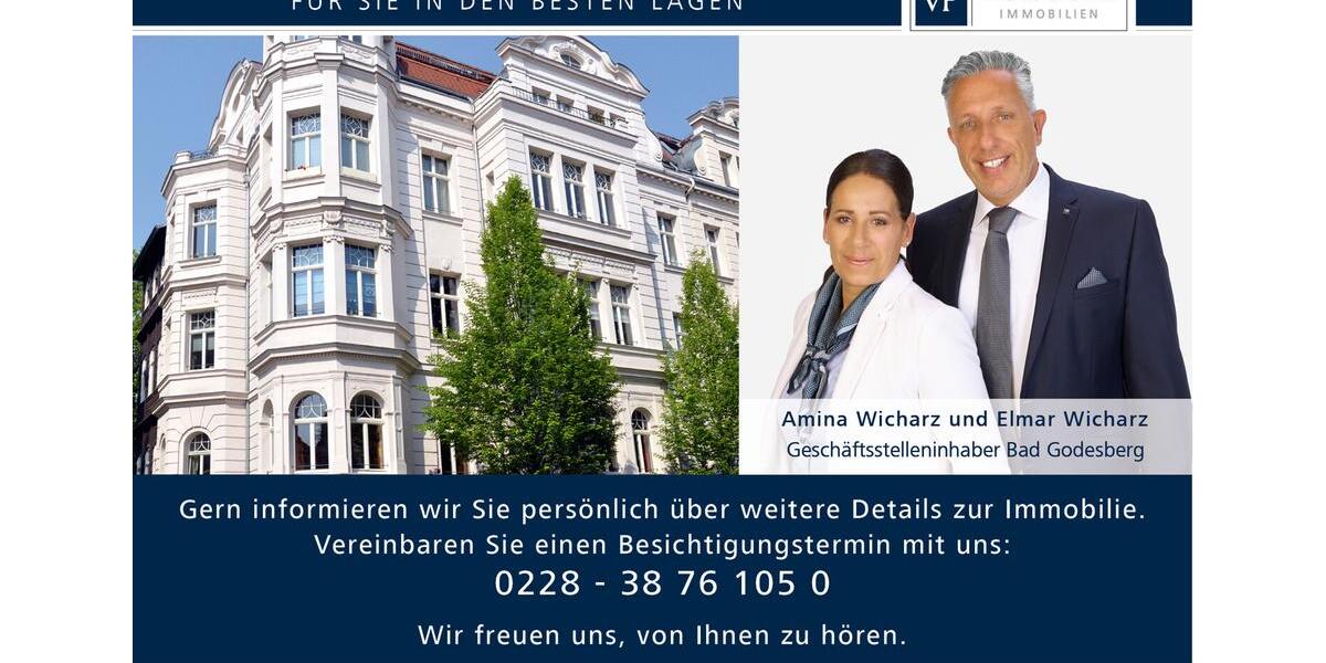 Dachgeschoßwohnung Bonn Lannesdorf - 3 Zimmer, 74 m&sup2;, 1.100&euro; | Angebot:24796032