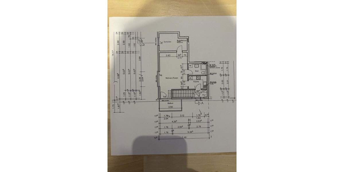Etagenwohnung Alfter - 2 Zimmer, 52 m&sup2;, 630&euro; | Angebot:25717546